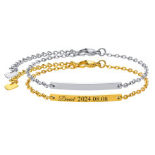 Amiee Jewelry: Personalized Anti-Allergy Stainless Steel Name Bracelets for Babies