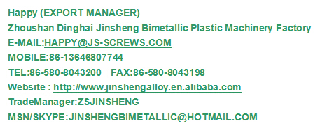 Single Screw and Barrel for plastic machine