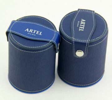 custom leather dice cup wih logo printing