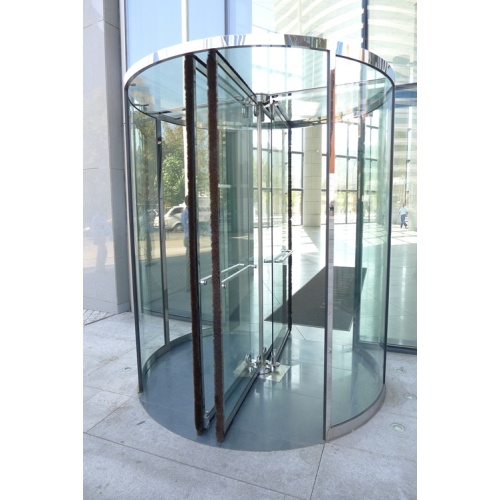 All Glass Revolving Doors with Central Control System