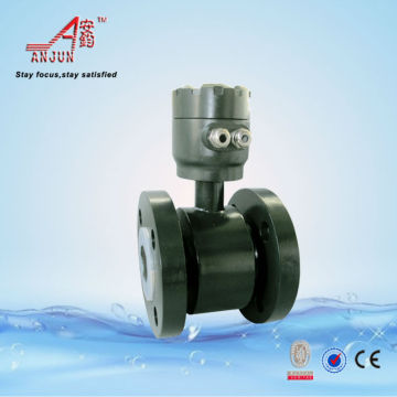 Wafer connection electro magnetic flow meter