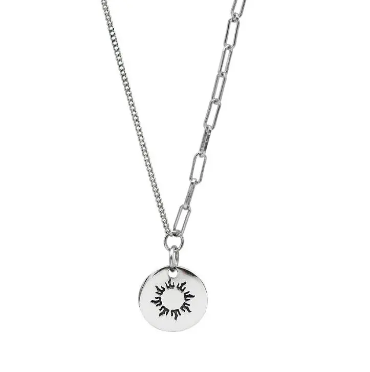 2020 Real 925 Sterling Silver Choker Necklace Women Rabbit Beads Chain Pendant Necklaces Hip Hop Jewellery