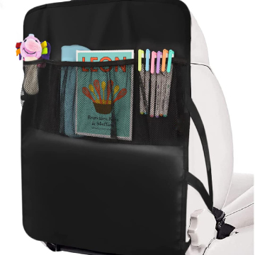 Back Seat Protectors with Kick Mats and Car Seat Back Storage Solutions