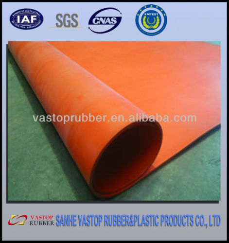 silicone orange rubber sheet