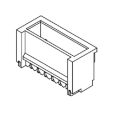 1,00 mm pas 180 ° à une seule rangée Wafer-SMT AW1002VB-S-XP