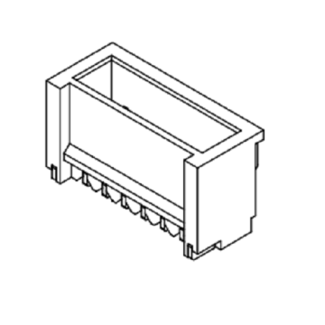 1.00mm 피치 180 ° 단일 행 웨이퍼 SMT AW1002VB-S-XP