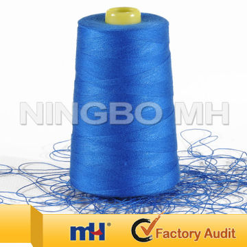 Elastic weaving polyester thread