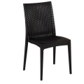 Moderner Rattan Design Stuhl mit Armlos