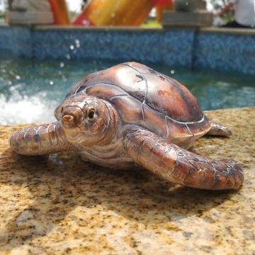 Wholesale Handmade Resin Turtle Figurines for Garden Decoration