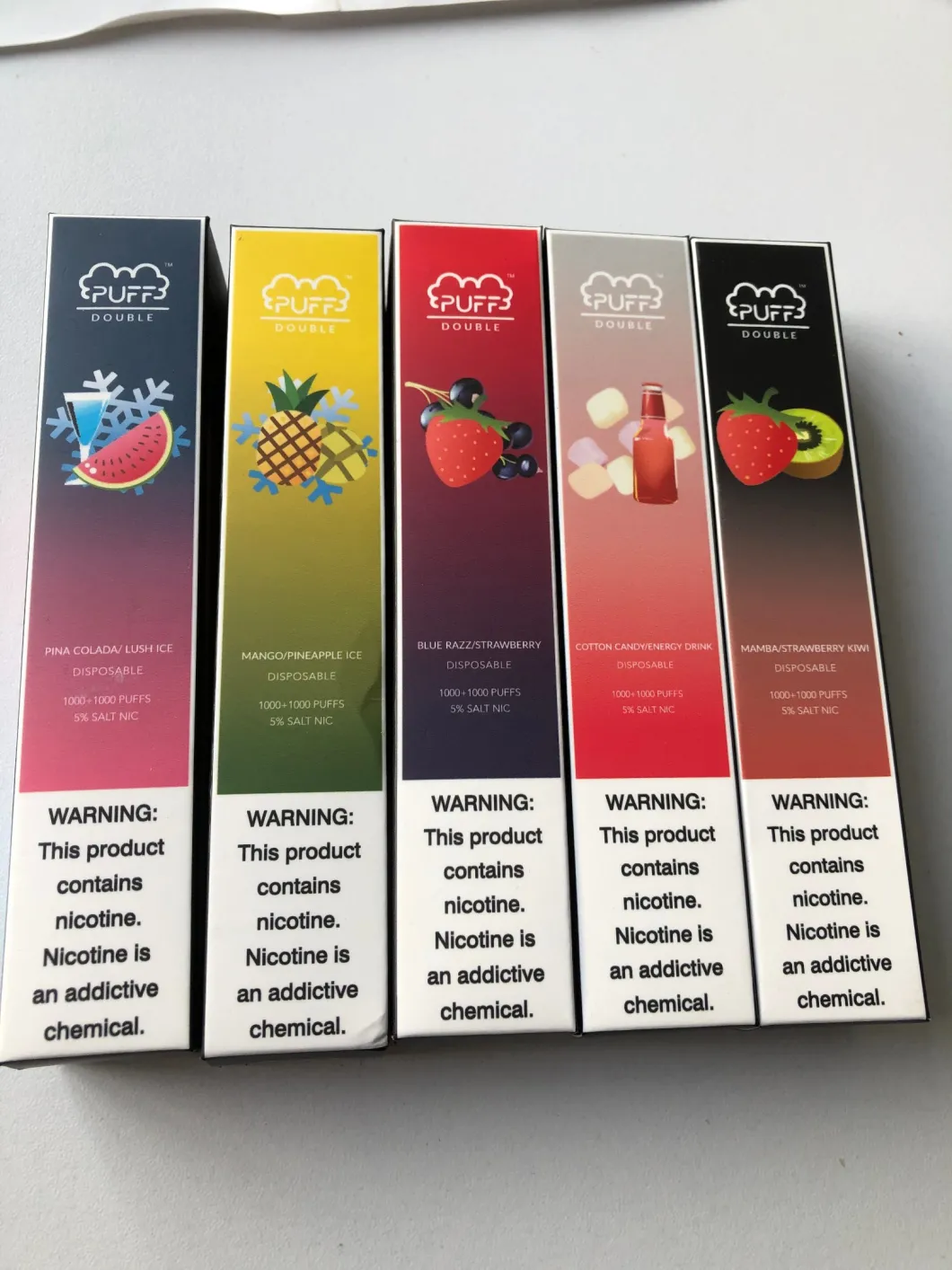Factory Customer Logo Disposable Vaporizer Double Flavors 2 in 1 Bar Puff Plus