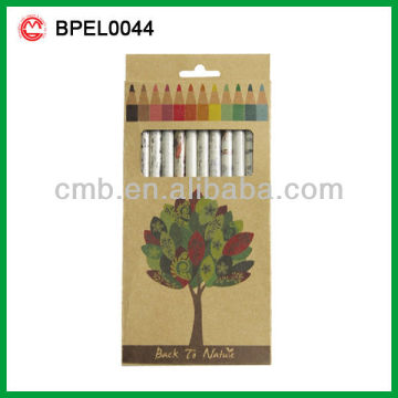 12PCS RECYCLED PAPER COLORED PENCIL BULK