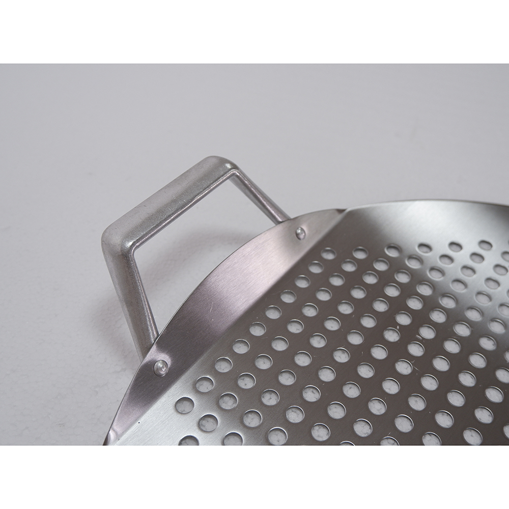 BBQ Comping Stainless Steel Pizza Pan / Grill