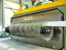 CE Aproved China Supplier Double Station Coiled Wire Shot Blasting Machine
