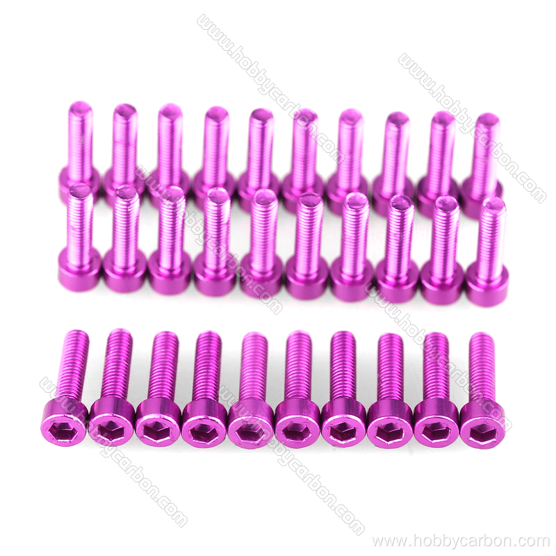 M3 threaded aluminum screw fastener hex socket screws