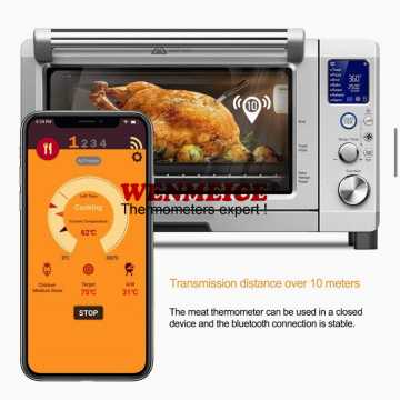 本物のワイヤレスオーブン温度計デジタルバーベキュー肉キッチン温度計