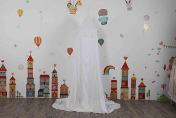 Cotton Canopy For Girls Bed Room Beds