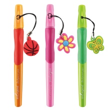 Custom Logo Ballpoint Pens with Colorful Soft Rubber Grip - Left & Right Hand Friendly