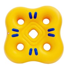 PVC-Float-aufblasbarer 4-Personen-Schlauch-aufblasbares Röhrchen