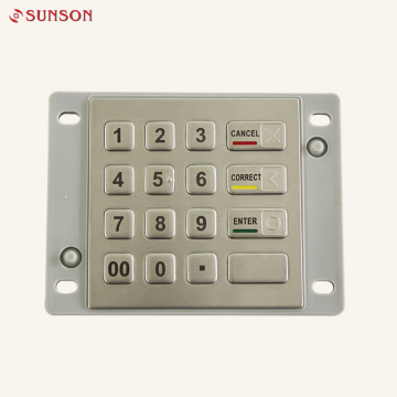 AES Encryption EPP Keypad สำหรับอุปกรณ์ธนาคาร