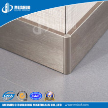 Plinthe en aluminium coloré de haute qualité pour la protection des murs (MSAS-100)