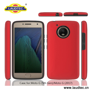 Dual Layer PC TPU Cellphone Case For Motorola Moto G5