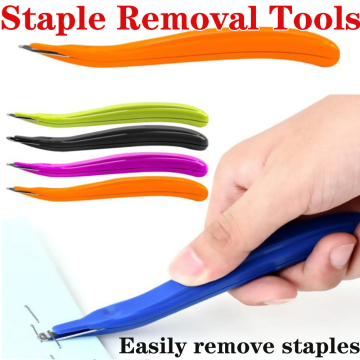 1PCS Metal Staple Remover Removable Magnetic Head Less Effort Staple Removal Tool for Home Office School Binding Supplies