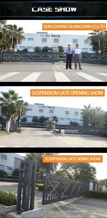 Electric Metal Door Tail Sliding Gate Design and Price Electric Aluminium Sliding Gate