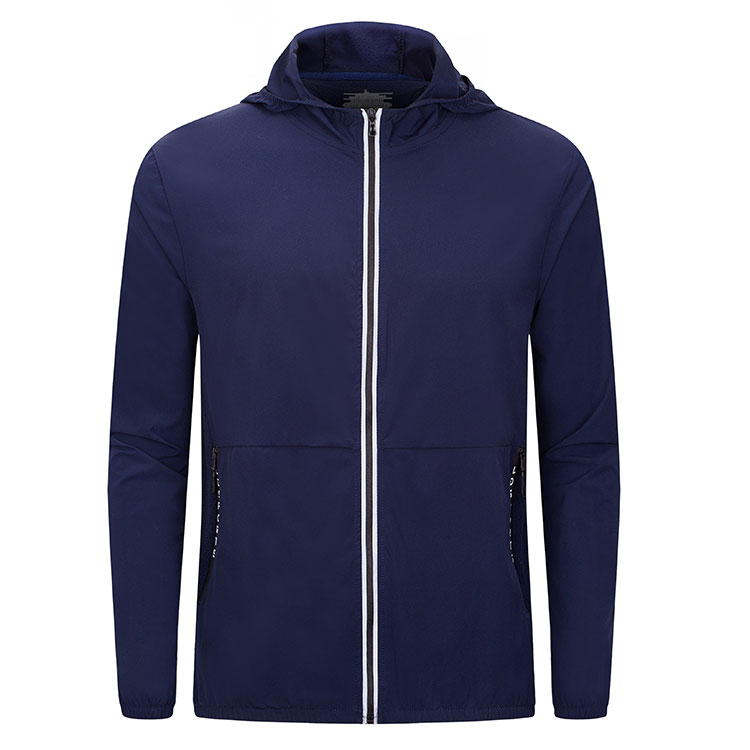 Veste en nylon de gymnase pour hommes