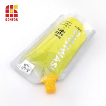 Custom Hand Wash Refill Spout Packing Pouch Bag