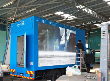 P5 Outdoor Full Color Mobile Led Screen Truck