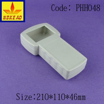 Plastic Hand Held T Case Electronic Enclosure hand held plastic box electronic device housing PHH048 with size 210X110X46 mm