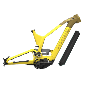 Hybridizer SANN Ebike Kit with 48V Bafang M510 Motor and 860wh Battery