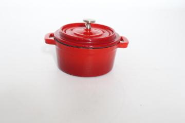 Enamel Mini Cast Iron Casserole Pots