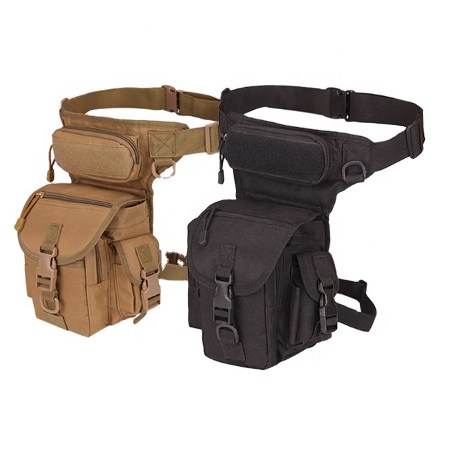 Wholesale Custom Army Tactical Sport Waist Bag Waterproof Travel Camping Belt Leg Bag For Man