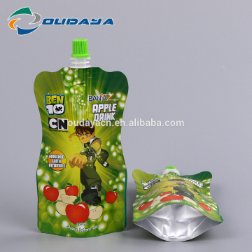 Apple juice Pouch Bag with spout