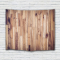 Vintage planken wandtapijt muur opknoping verticale bruin gestreepte houten wandtapijt wand voor woonkamer slaapkamer slaapzaal Decor van het huis