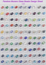 pandora glass beads PJ-C002