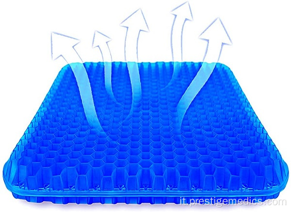 Sedia di scarico della pressione o cuscino del sedile in gel per auto