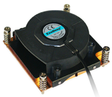 cpu cooler pure copper with skived fins heatsink