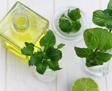 Peppermint essential oil that can remove blackheads