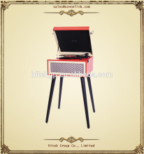 Cheap products to sell MDF with PVC surface portable lp player turntable