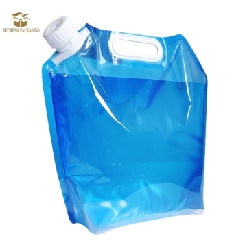 Blue Folding Water Bag