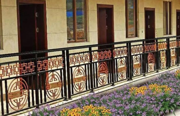 Aluminum alloy guardrail fence