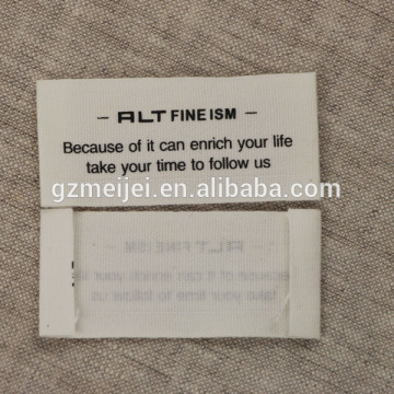 Meijei custom screen printing labels in garment