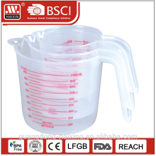 Measuring cup set 0.25/0.5/1L