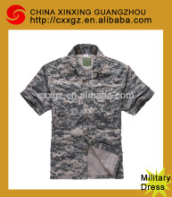 military short sleeves dress