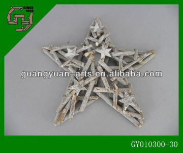 Star shaped hanging artificial DECORATIONS