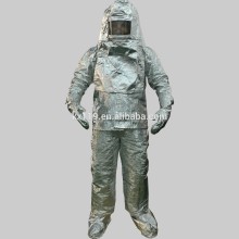High quality 100% Aluminum foil firefighting firefighter suits