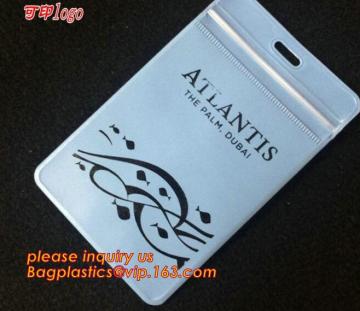 PVC card bag, header card packing bag,  Card Zipper Bags Tiny Plastic Zip Lock Bags For Credit Card Packing