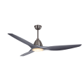 60-inch Modern Decorative Ceiling Fan with 3-Blades